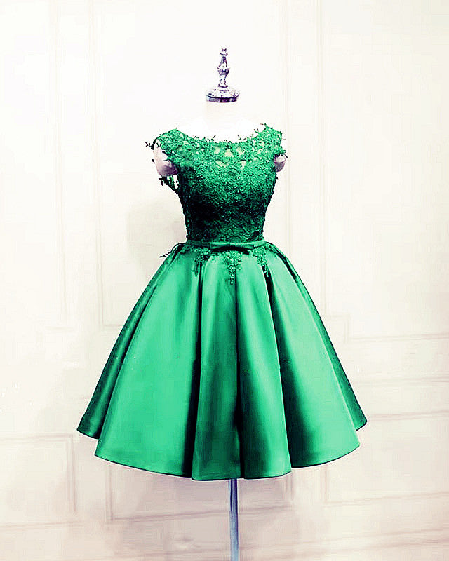 Green Homecoming Dresses 2020 Short