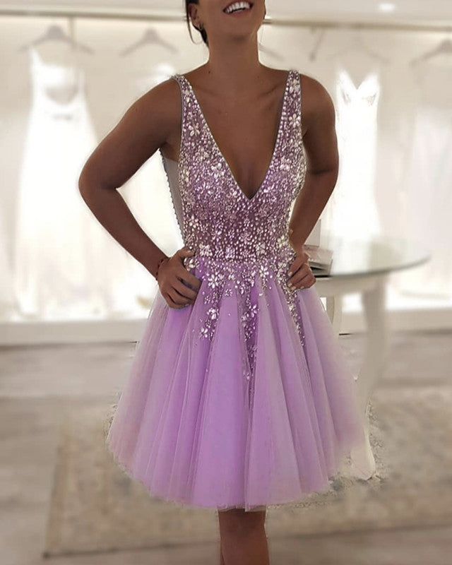 Lilac Homecoming Dresses 2020