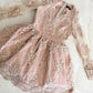 Lavender Long Sleeve Lace Homecoming Dress