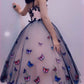 Fairy Butterfly Tulle Ball Gown Midi Dress