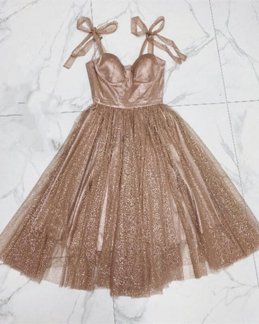 Rose Gold Homecoming Dresses