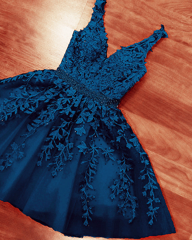 Navy Blue Homecoming Dresses
