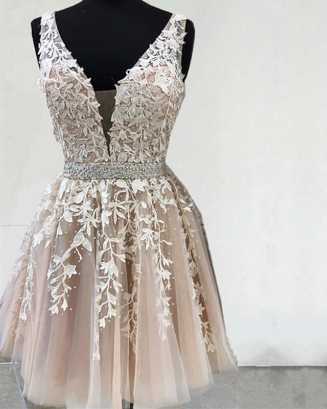 Champagne Homecoming Dresses