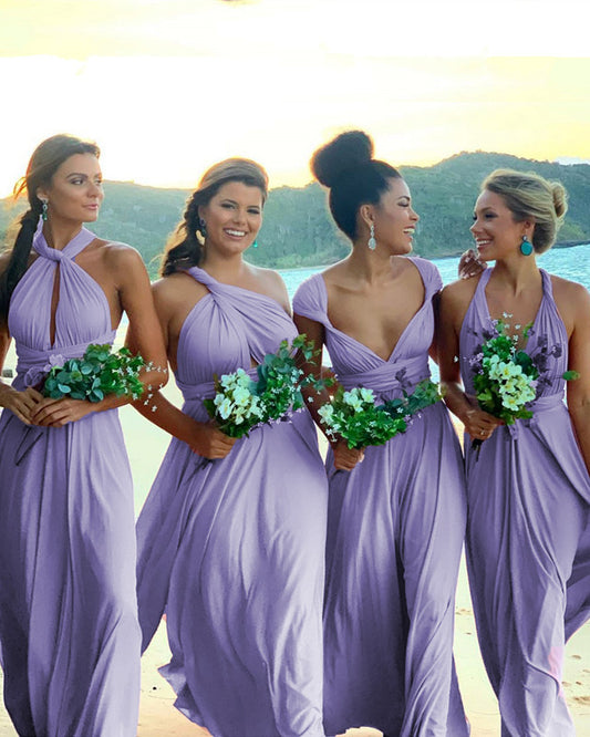 Lavender Bridesmaid Dresses Convertible