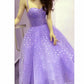 Lavender Hearty Midi Dress