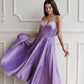 Lavender Bridesmaid Dresses Tea Length