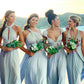 Light Blue Bridesmaid Dresses Convertible