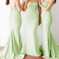 Mermaid Sweetheart Bridesmaid Dresses Spaghetti Straps Lace Appliques