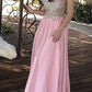 Pink Chiffon Prom Dresses