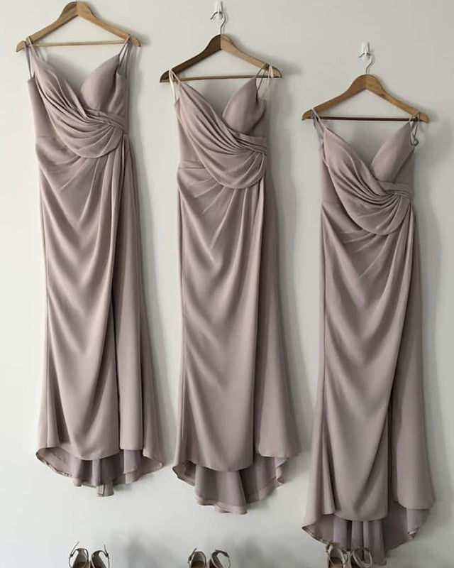 Taupe Bridesmaid Dresses Sheath