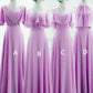 Mixed Style Beach Bridesmaid Dresses Chiffon