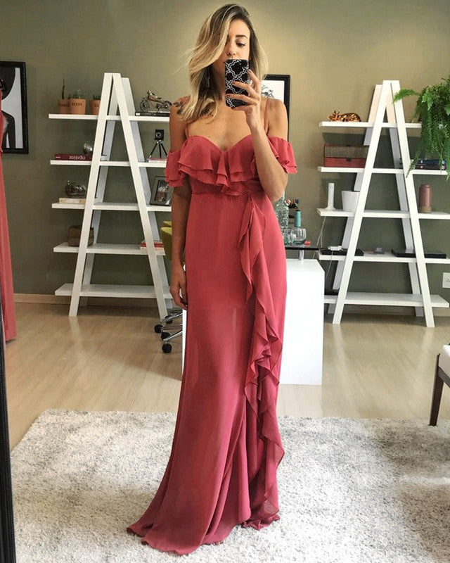 Cinnamon Rose Bridesmaid Dresses Chiffon