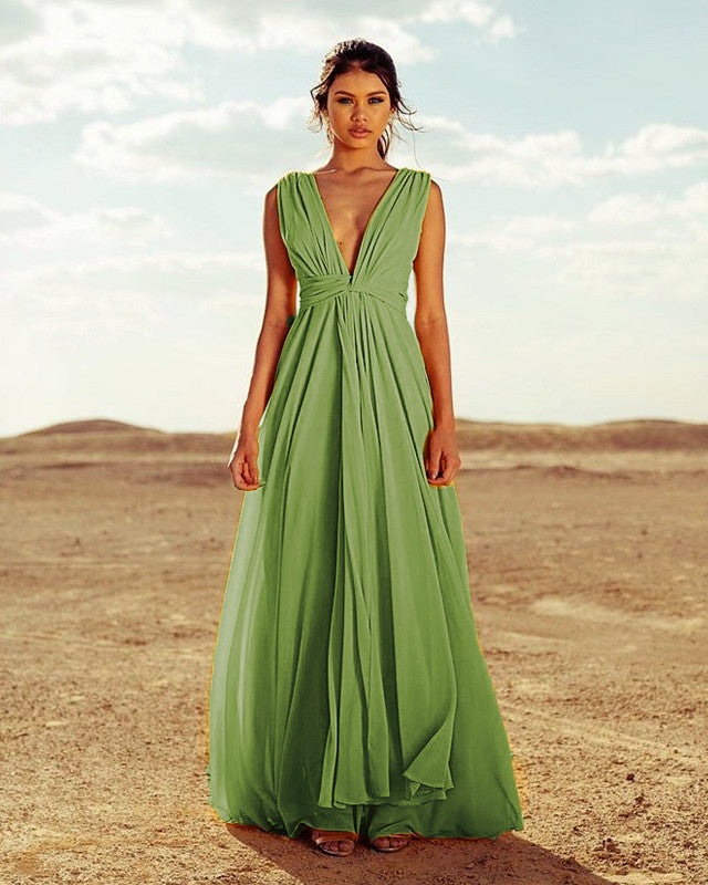 Sage Green Bridesmaid Dresses Rustic