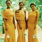 Mustard Yellow Bridesmaid Dresses