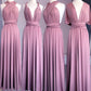 Dusty Rose Bridesmaid Dresses Convertible Chiffon Infinity Dress