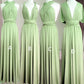 Sage Green Chiffon Convertible Dresses