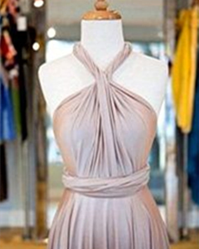 Champagne Convertible Midi Dresses