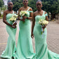 Mint Bridesmaid Dresses Mermaid