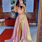 Glitter Prom Dresses Side Split Off The Shoulder
