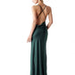 Sexy Mermaid Prom Dresses Cowl Neck Open Back