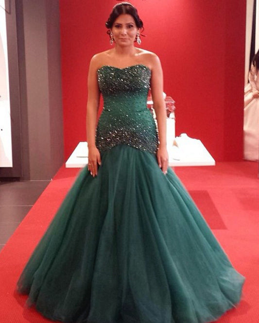 Green Prom Dresses Mermaid