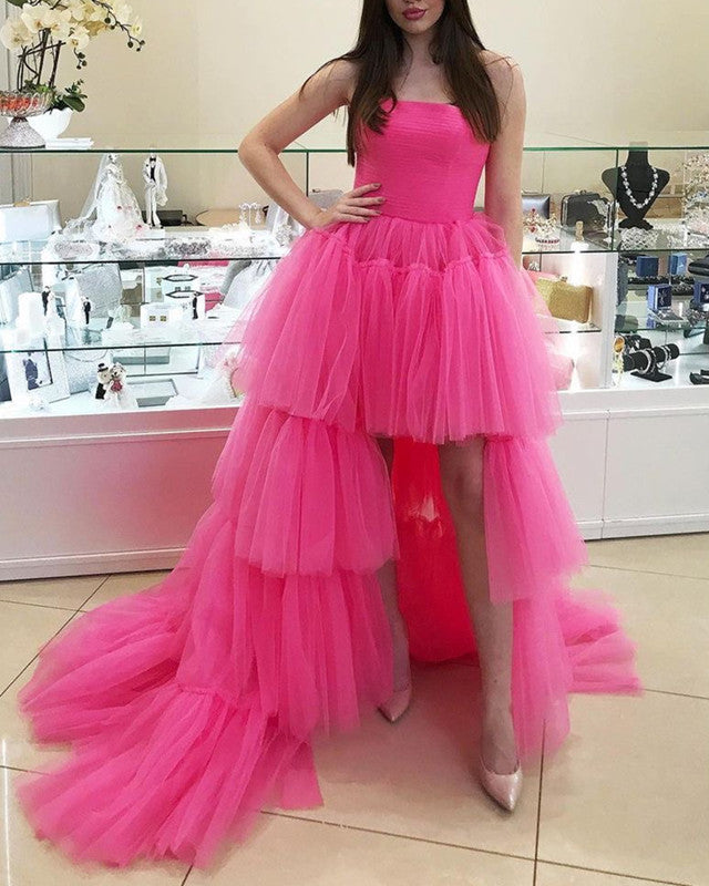 Hot Pink Prom Dresses 2021