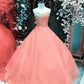 Crystal Beaded Sweetheart Quinceanera Dresses Ball Gown