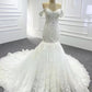 Mermaid Lace Wedding Off The Shoulder Bridal Gowns