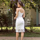 Knee Length Wedding Lace Dress