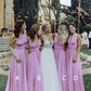 Mauve Pink Bridesmaid Dresses Chiffon