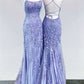 Periwinkle Prom Dresses Lace