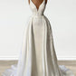 Mermaid V Neck Wedding Dress
