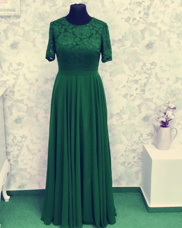 Modest Green Bridesmaid Dresses