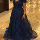 Navy Blue Prom Dresses Plus Size
