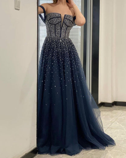 Navy Blue Prom Dresses