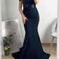Mermaid Bridesmaid Dresses Sequins Off The Shoulder