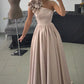 Sexy One Shoulder Floor Length Dresses