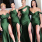 Olive Green Bridesmaid Dresses Mimatched