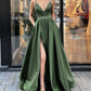 Olive Green Formal Dress