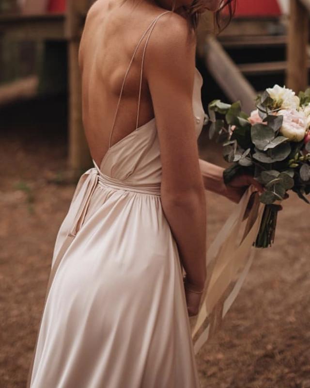 Flowy Wedding Dress