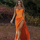 Orange Bridesmaid Dresses Mermaid