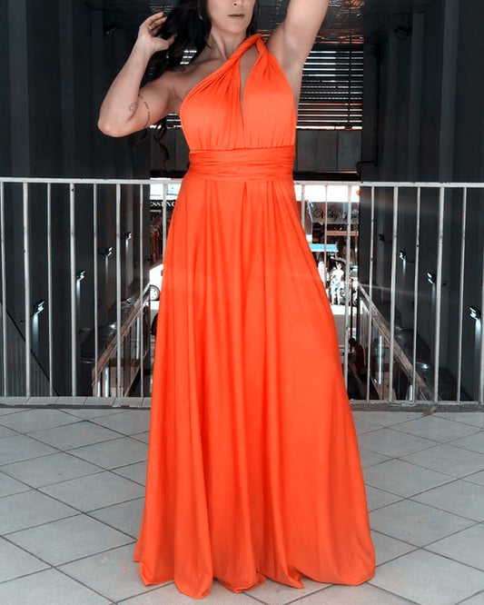 Orange Bridesmaid Dresses Infinity