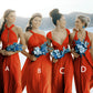 Orange Bridesmaid Dresses Infinity
