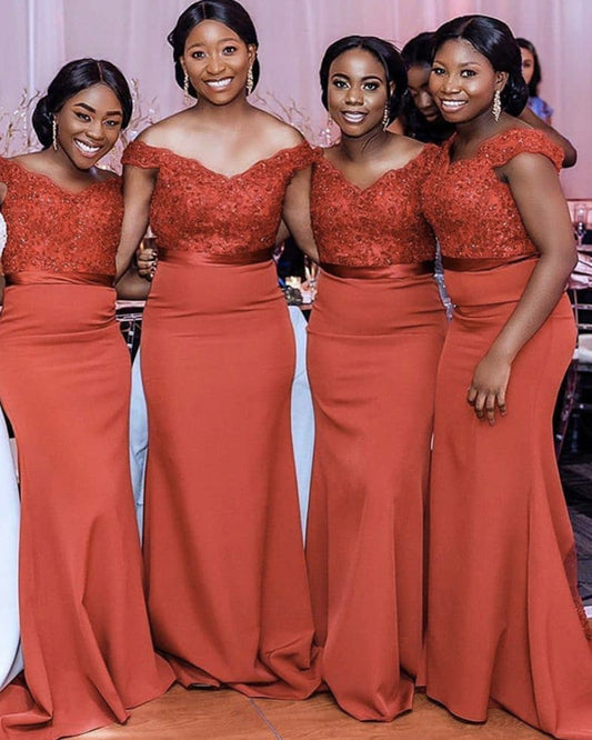 Orange Empire Bridesmaid Dresses