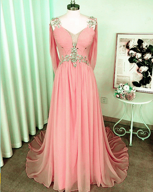 Blush Pink Prom Dresses