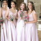 Pink Bridesmaid Dresses Mismatched