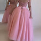 Pink Tulle Midi Corset Dress