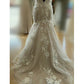 Plus Size Boho Wedding Dress Mermaid Appliques