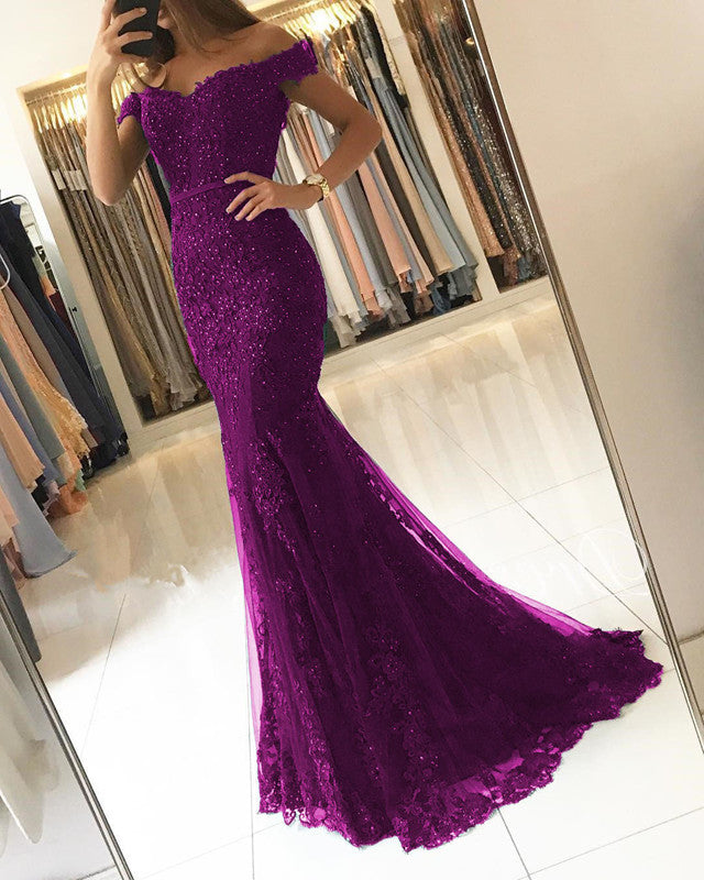 Grape Mermaid Dresses