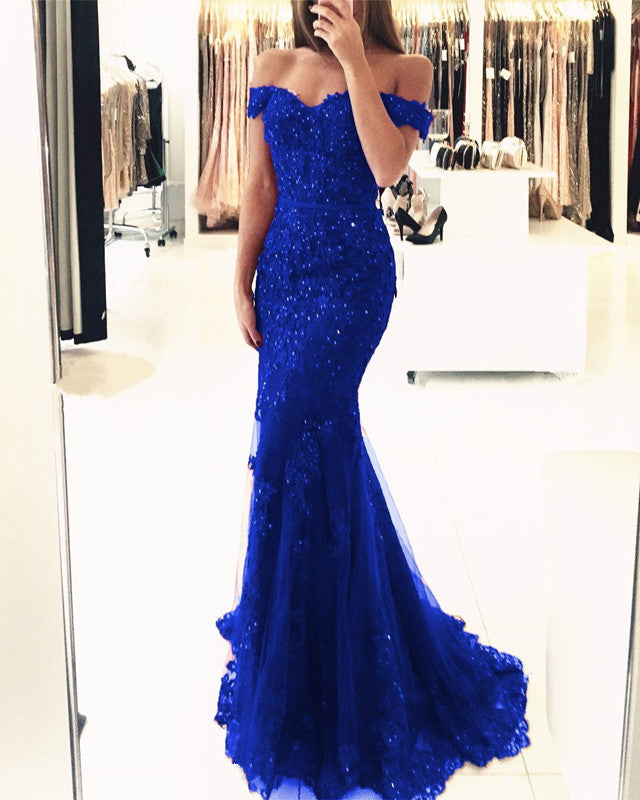 Royal Blue Mermaid Dresses
